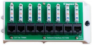 Legrand - Onq Cat5E Network Interface Module, Wifi Module with 8 Ports, Network - Picture 1 of 7