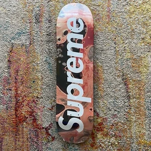 SUPREME FW17 ANDRES SERRANO COLLABORATION BLOOD AND SEMEN SKATEBOARD DECK - Picture 1 of 4