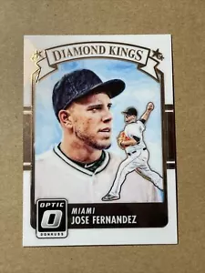 2016 Donruss Optic Diamond Kings #15 Jose Fernandez Miami Marlins - Picture 1 of 5