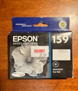 Cartucho de tinta negra mate original Epson T159820 159 para impresora R2000 vencimiento 2016 - Imagen 1 de 3