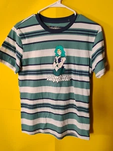Sailor Moon Sailor Neptune T-Shirt Größe S Streifen blau weiß  - Bild 1 von 4