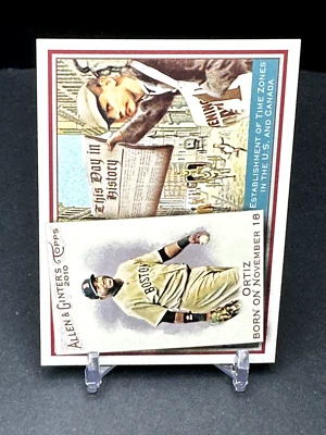2010 Allen & Ginter's This Day In History David Ortiz #TDH-10 Boston Red Sox - Image 1 of 2