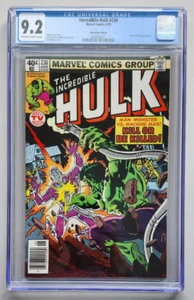 The Incredible Hulk #236 - NEWSSTAND Edition - Featuring Machine Man - CGC 9.2 - Picture 1 of 1