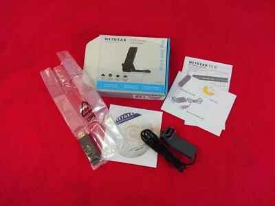NetGear N300 Wireless USB Adapter. WNA3100 with Stand - Image 1 of 4