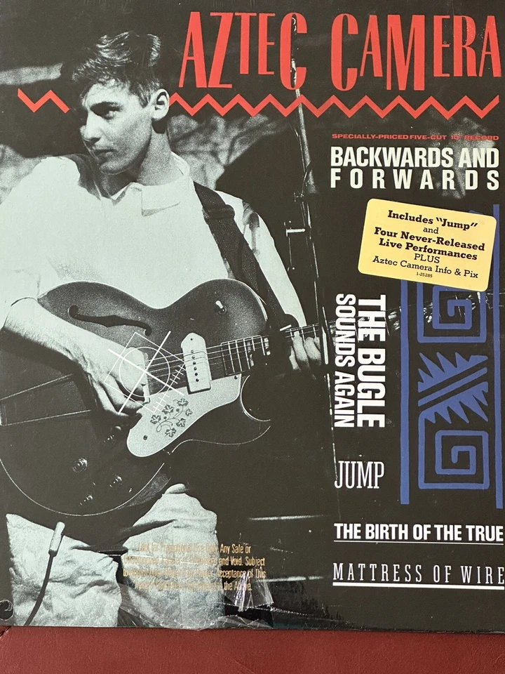 Aztec Camera 1985 10" Vinyl Backwards and Forwards Promo EP Near MINT Sire
