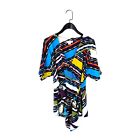 Monsoon Multicoloured Striped V-Neck Belted Wrap Blouse - Size 14