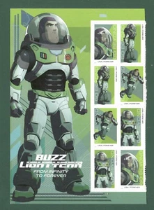 Sc # 5709-5712 ~ Side Panel Plate # Block ~  Forever Issue, Buzz Lightyear - Picture 1 of 1