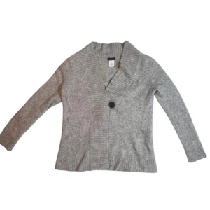 J. Cárdigan Crew Para Mujer Pequeño Mezcla de Lana Cachemira Acogedor Preppy Cuello en V Suéter - Imagen 1 de 14