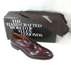 Allen Edmonds Mens Burgundy Leather Brogue Wingtip Oxford Shoe McAllister 10 B