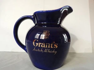 Vintage & Collectible Grant's Scotch Whiscey Jug. Colour Blue. - Picture 1 of 8