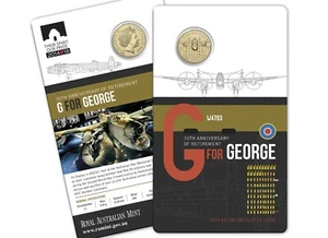 2014 - 70th Anniversary of the Retirement of G for George $1 Coin - Imagen 1 de 2