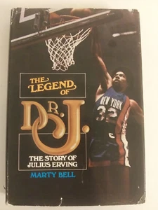 The Legend of Dr. J. The Story of Julius Erving by Marty Bell HC DJ 1975 1st Ed. - Picture 1 of 24