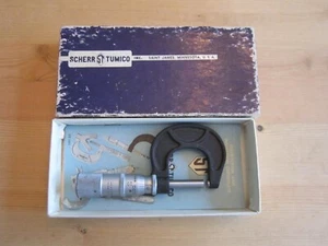 Scherr Tumico micrometer w/ instuctions - Picture 1 of 5