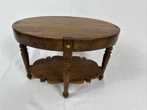 Antique Victorian Oval Table Salesman Sample Parlor Table Child's Furniture - Picture 1 of 10