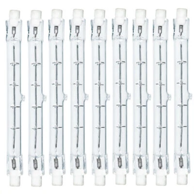 10 Stück R7s Halogenstab 120W entspricht 150W 118mm warmweiß 2900K dimmbar Neu - Bild 1 von 4