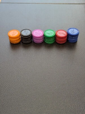 Rich Dad Cashflow Investing 101 piezas de repuesto para juegos de mesa - fichas de colores Foto 1 de 4