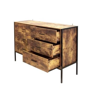 Sturdy and Durable Contemporary Look Unique Wooden Nightstand Drawers - Picture 1 of 7