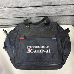Carnival Cruise Line schwarz erweiterbar & faltbar Seesack Tragetasche Rollen - Bild 1 von 10