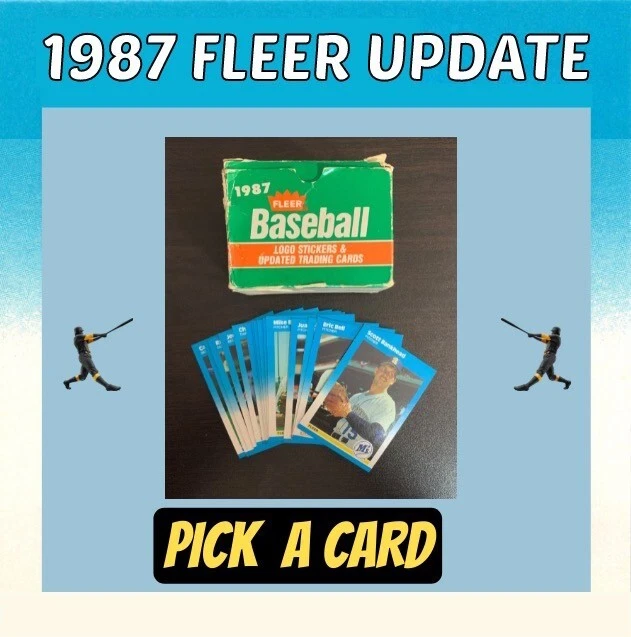 1987 Fleer Update MLB Commons - PICK A CARD - BUY2GET4FREE! - Image 1 of 1