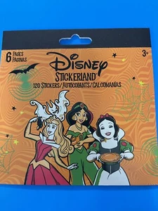 DISNEY STICKERLAND PRINCESS GOOD & EVIL 6 PAGE STICKER BOOK BY SANDY LION - Picture 1 of 3