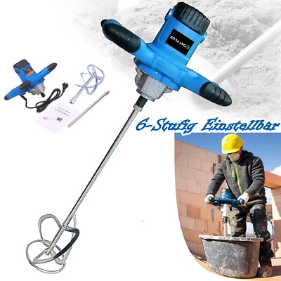 DAYPLUS Profi Mörtelrührer Rührwerk Rührgerät Zementrührer 3800 Watt inkl. Rührer 120mm