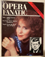 OPERA FANATIC Magazine Fall 1986 APRILE MILLO Stefan Zucker Adelaide Negri