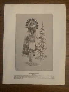 Hopi TA-LA-VI-E Kachina Druck von Hoyesva 8,5" x 11" Ramsey-Wilson 1960 - Bild 1 von 1