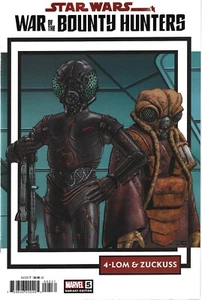 Tarjeta coleccionable de Star Wars War of the Bounty Hunters # 5 variante 1:25 casi nueva Marvel - Imagen 1 de 1
