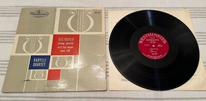 Barylli Quartet Beethoven In B Flat Major Opus 130 WL5129 Westminster Red Label - Picture 1 of 8