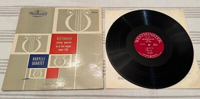 Barylli Quartet Beethoven In B Flat Major Opus 130 WL5129 Westminster Red Label - Image 1 of 4