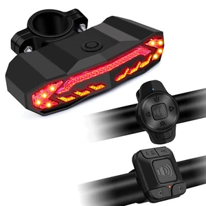 Wireless Rear Light Alarm Rechargeable Panic Alarm 110dB Waterproof with Remote - Picture 1 of 14