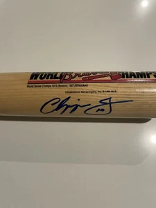 Chipper Jones autographed World Series Bat #384.  From Cooperstown New York! - Picture 1 of 9
