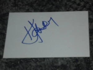 KENNETH JOHNSON - SONS OF ANARCHY - INDEX CARD SIGNED - - Bild 1 von 1