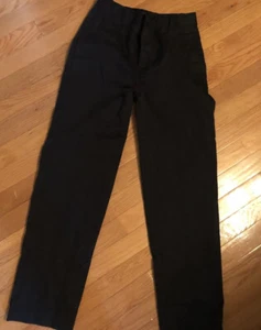 Lands end Boys Dress pants, Black, 16 Small - Picture 1 of 2