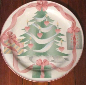 Plato de cena Home for Christmas Sango 11" China retirado 3321 blanco ENVÍO GRATUITO - Imagen 1 de 1