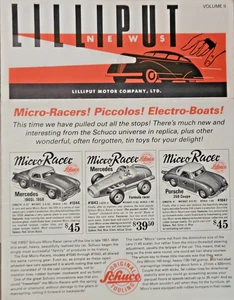 LILLIPUT News Volume II Micro Racer Catalog Piccolos Electro Boats pulls stops - Picture 1 of 3