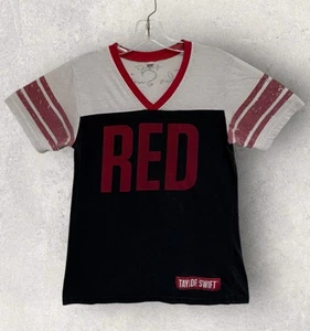 Taylor Swift Red 13 Tour T-Shirt 2014 Concert Jersey Tee Large 17.5”x24.5” - Picture 1 of 6