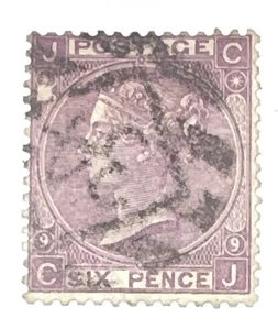 Sg109 6d Mauve 1867 ohne Bindestrich (Lot 1659) - Bild 1 von 3