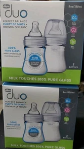 Neu 4 5 Unzen Flaschen Chicco Duo Perfect Balance Babyflasche 100 % Glas innen  - Bild 1 von 2