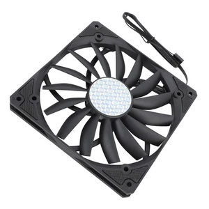 140mm 4 Pin PWM Case Fan Thin 15mm 1100RPM MFDB Bearing PC Cooling Fan - Picture 1 of 22