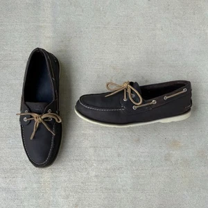 Zapato de barco Sperry Top‐Sider Sotavento 2 Ojos para hombre 11 cuero marrón sin marcas - Imagen 1 de 8