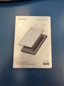 sharge Disk Plus SSD  USB C 3.2 Gen 2 with 256 SSD - Picture 1 of 5