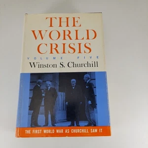 Winston Churchill The World Crisis Vol V 1957 Charles Scribner's Sons Illu HCDJ - Picture 1 of 14
