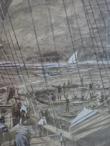 Männer an Bord - Zeichnung - Picture 1 of 4