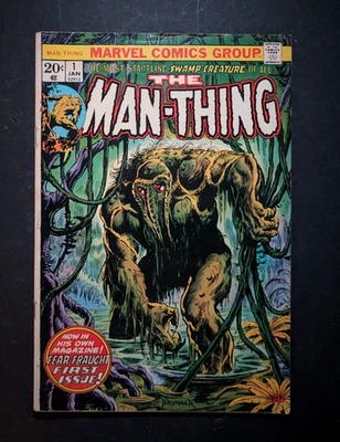 Man-Thing #1 (Marvel Comics enero 1974) 32 páginas Roy Thomas en muy buen estado Foto 1 de 4