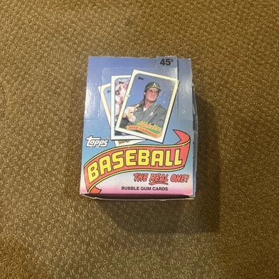 1989 Topps Baseball Bubble Gum Cards - 36 Ct - Factory Sealed  - Image 1 of 4