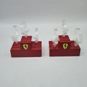 2 Ferrari watch exhibitor display stand watchmaker rif Tag Heuer Formula 1 F1 - Picture 1 of 12