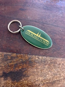 Vintage Churchill Downs green Key Chain Used - Picture 1 of 4