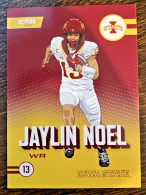 2024 OnIT Athlete Iowa State Cyclones - ICON #IC3 Jaylin Noel - Image 1 of 2
