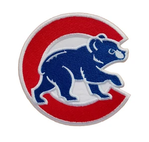 Chicago Cubs World Series MLB Baseball Ricamato Ferro su Patch Bear - Foto 1 di 2